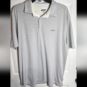 Greg Norman Striped Golf Polo Shirt – Size XL